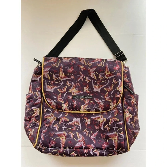 Petunia Pickebottom Butterfly Print Diaper Travel Multi-Compartment Bag - Picture 2 of 16